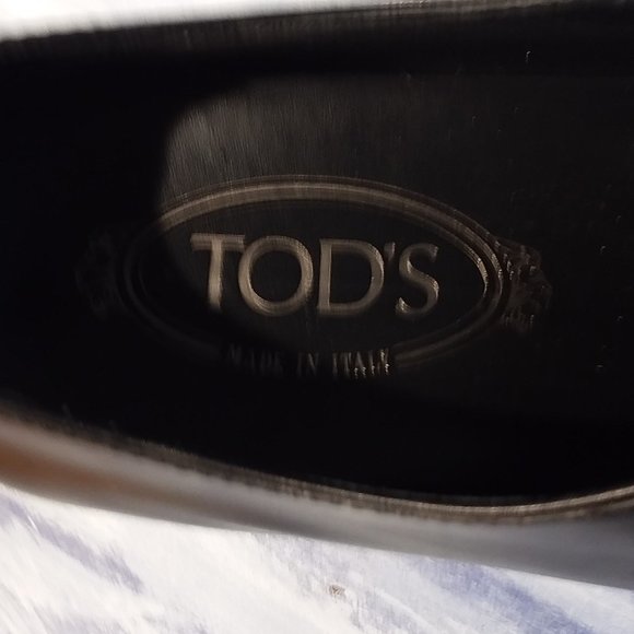 \'Tod\'s Black Leather Oxford Shoes Men US size 7.5 main image 6